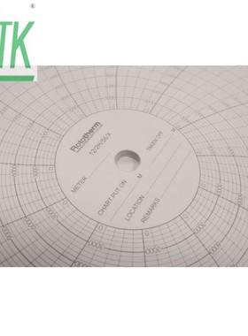 ROTOTHERM圆图温度压力记录纸9/W/4284/X  820R029 12/D/52/X