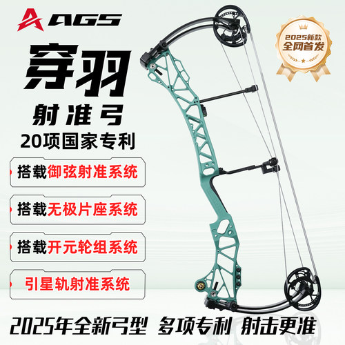 穿羽两用复合弓松钺青射准弓