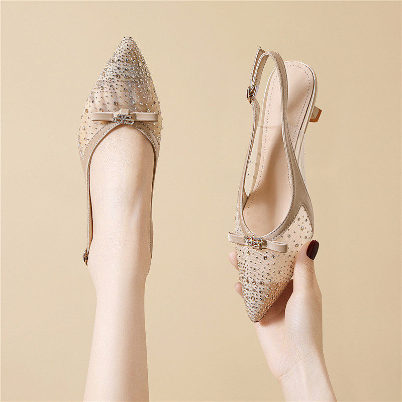 旗袍鞋女中年女士高跟鞋2
