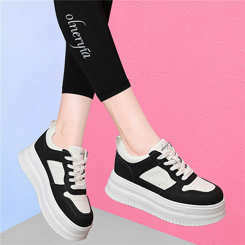 品牌德训鞋女2026新款爆款春秋厚底软底板鞋运动休闲小白鞋子百搭