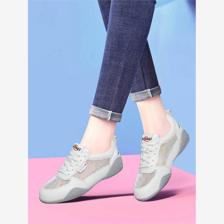 凉鞋女款夏季2024新款平底包头真皮软底大码妈妈女士运动鞋子休闲