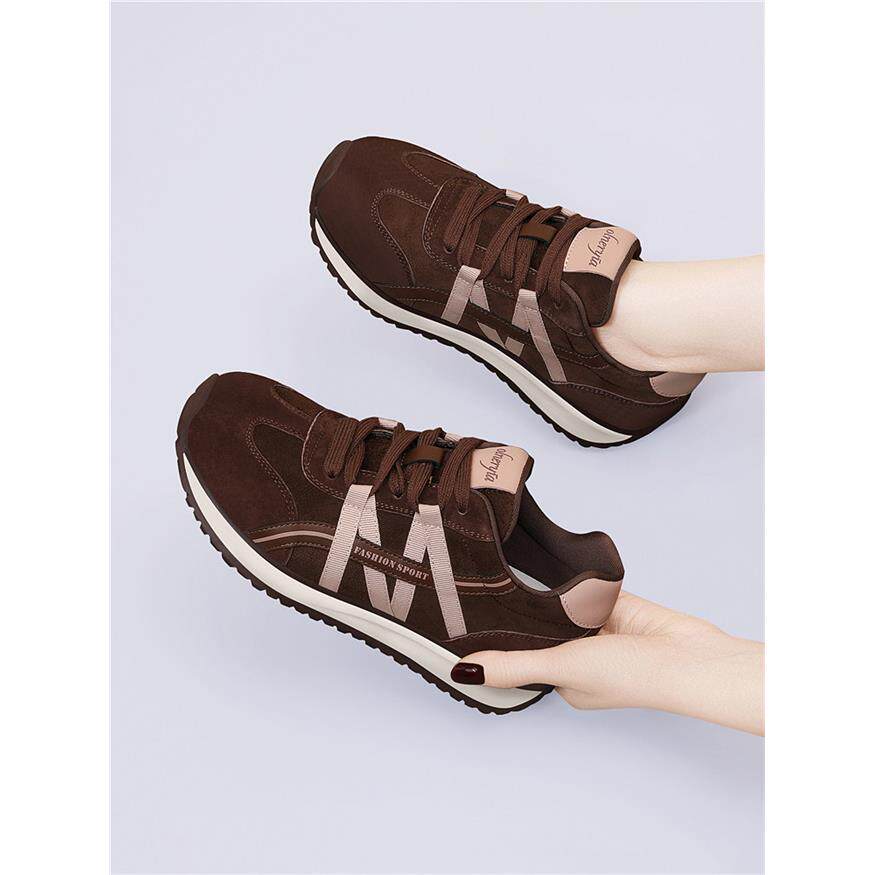 覆古真皮鞋女款2026新款秋季防滑软底轻便妈妈鞋舒适休闲旅游鞋子