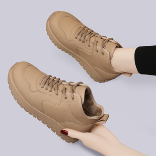 高帮棉鞋女款加绒加厚冬季旅游鞋秋冬款女鞋2025新款运动休闲板鞋