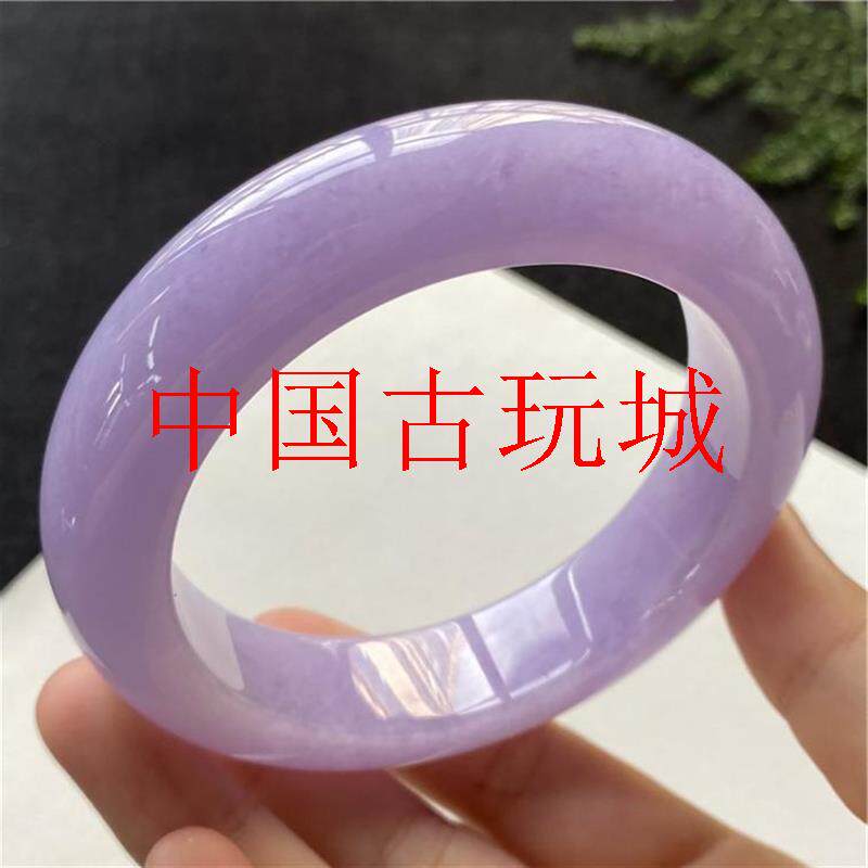 精选缅甸老坑翡翠色手镯子冰种晴水飘花玉手镯油青古风女款手饰品