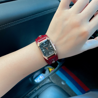 小表盘罗马文艺简约复古气质手表