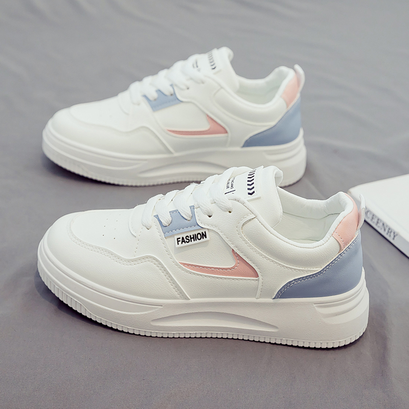 休闲厚底百搭爆款小白鞋女