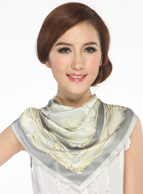 【清仓特惠】真丝小方巾 桑蚕丝素绉缎丝巾 DD皮条 J81024