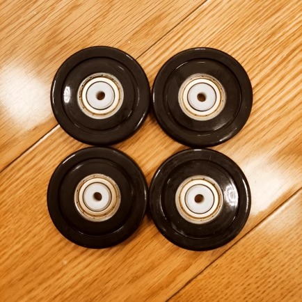 适用brompton 小布 60mm 45mm 易行轮 饼干轮 轴承 静音耐磨超薄