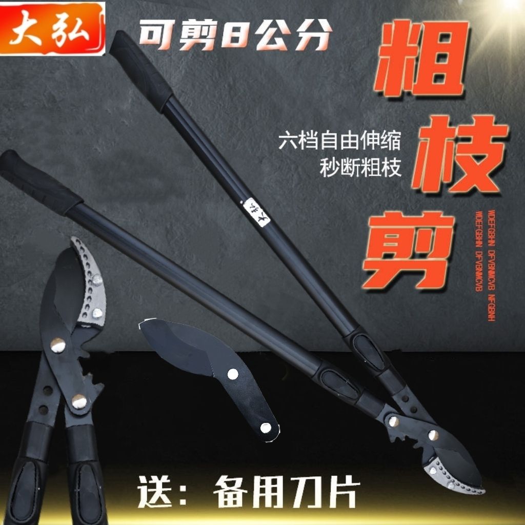 日本原装进口粗枝剪大弘树枝高枝剪大力剪园林果树强力伸缩大剪刀