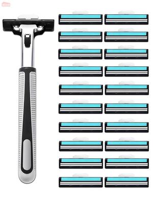 吉利剃须刀官方旗舰店官方正品二层刀头通用男士老式刮胡刀超干净