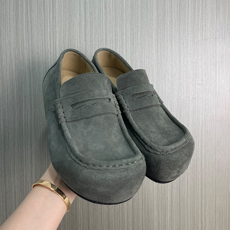 反绒皮复古休闲穆勒鞋男百搭