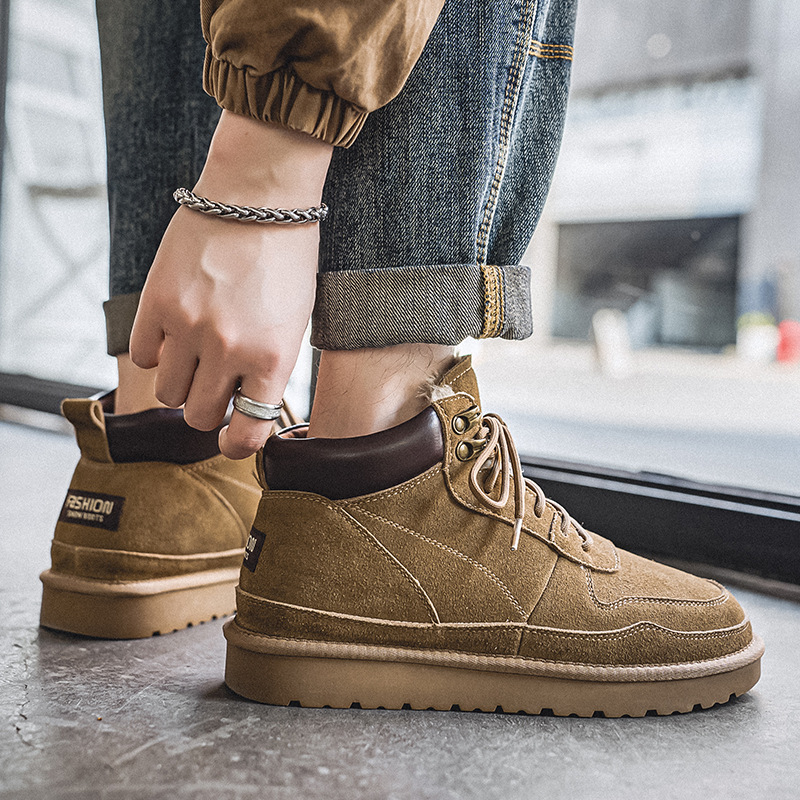 高帮大棉鞋男款冬季加绒