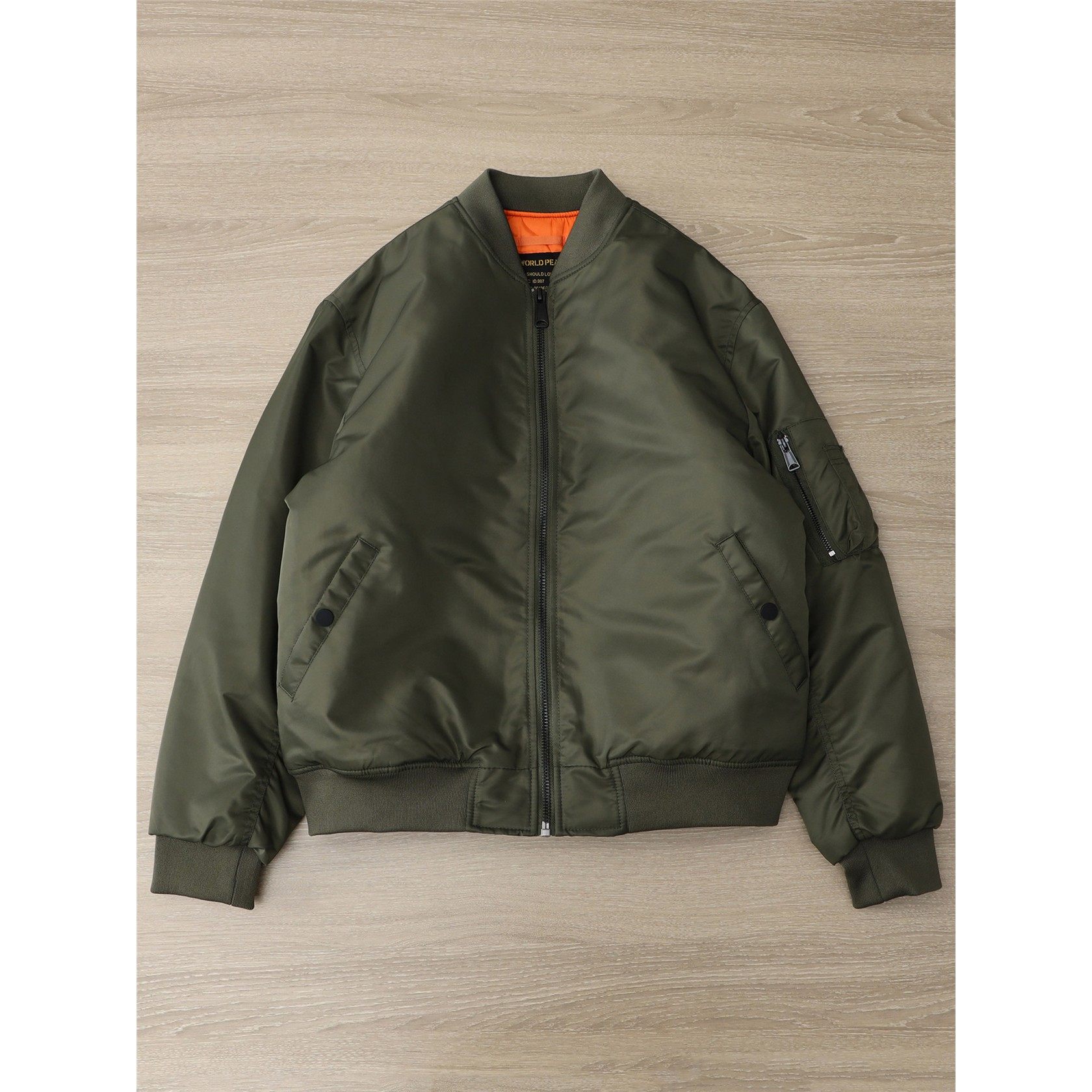 香港潮牌秋冬经典夹棉复古军绿棒球服飞行员夹克男户外冲锋衣外套