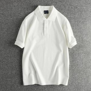 凉感巴黎棉商务纯色男士polo衫夏