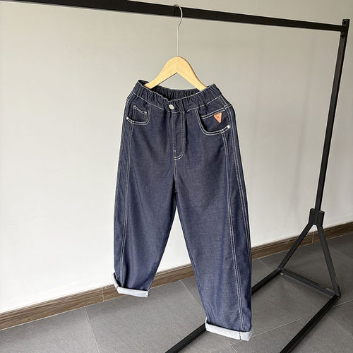 一等童品 130-170 好裤子 中大童天丝牛仔裤早秋薄款男童学生长裤