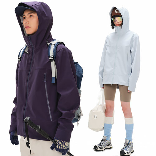 太仓华利安鸟系同款户外软壳王者城市休闲2025春秋新款三防冲锋衣