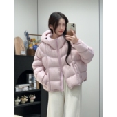 超好看 商场同款 新款 2025冬季 95白鸭绒外套 泡芙连帽羽绒服女短款