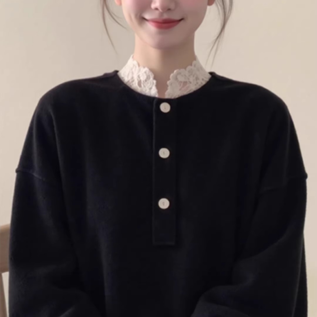 大码新中式黑色丝绒绝美衬衫上衣女装秋冬秋胖MM遮肉显瘦减龄衬衣