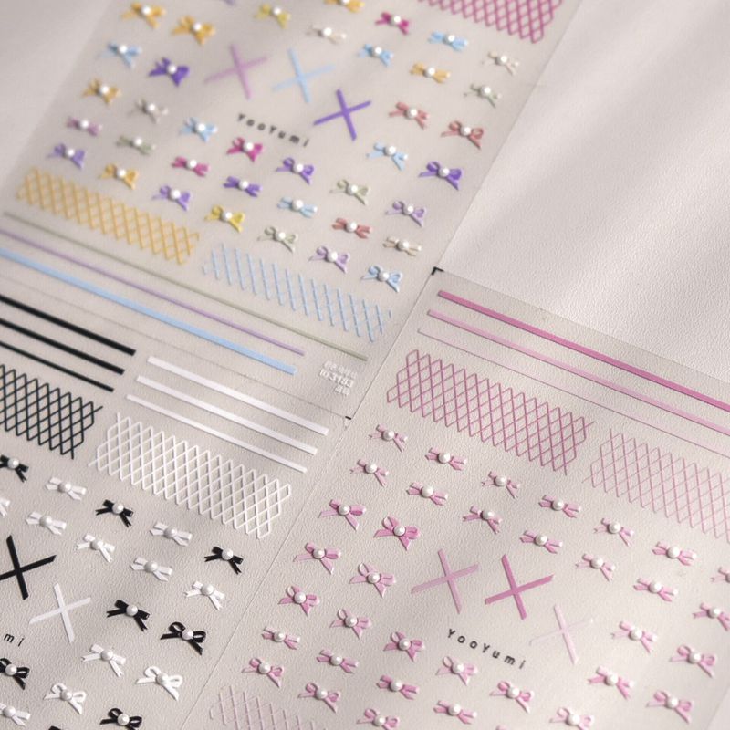 纯欲风蕾丝芭蕾舞可爱指甲贴纸