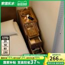 家逸實(shí)木床頭柜小型極窄20cm窄邊柜智能迷你床頭置物架超窄夾縫柜