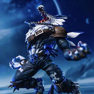 数码兽大冒险兽人狼人加鲁鲁兽手办模型摆件二次元动漫周边礼物