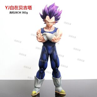 YJ新款七龙珠动漫周边模玩摆件自在贝吉塔手办模型二次元礼物公仔
