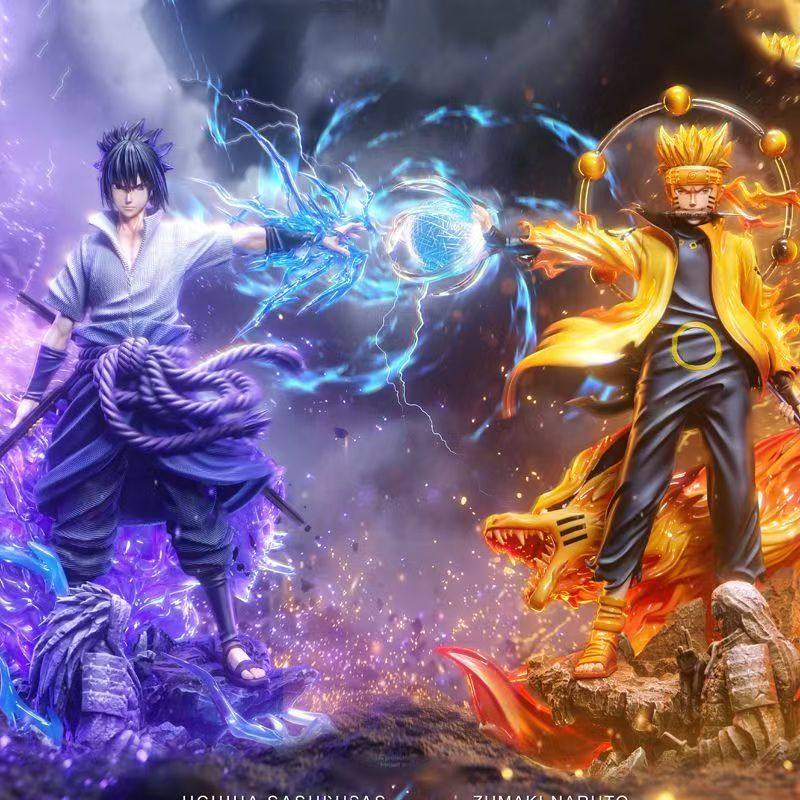 AK佐助鸣人套装手办模型