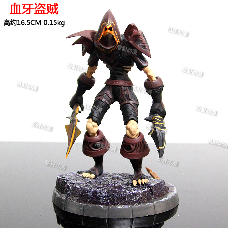魔兽世界系列 血牙盗贼 手办模型gk雕像 办公室电脑桌面摆件礼物