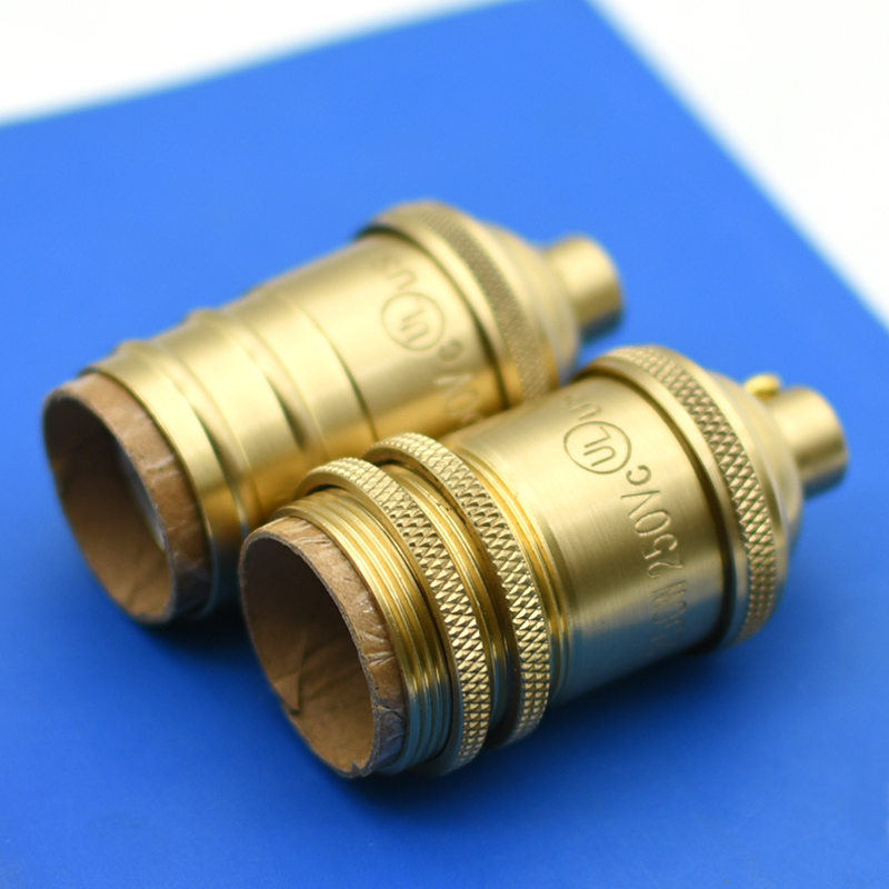 爱迪生全铜灯头UL认证印字款厚款