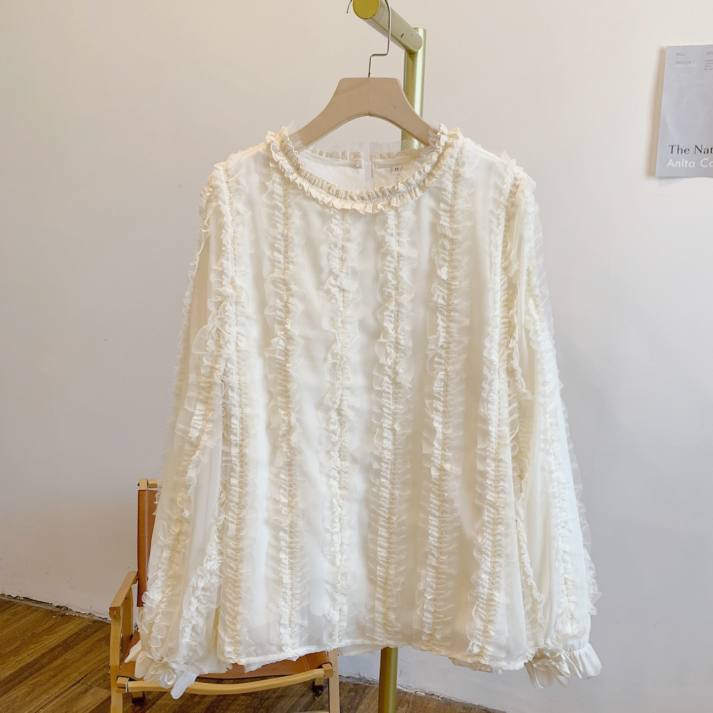 Y4180加绒网纱蕾丝边圆领长袖衬衫,女装/女士精品,衬衫,淘宝优惠券,粉丝福利购,淘宝优惠卷