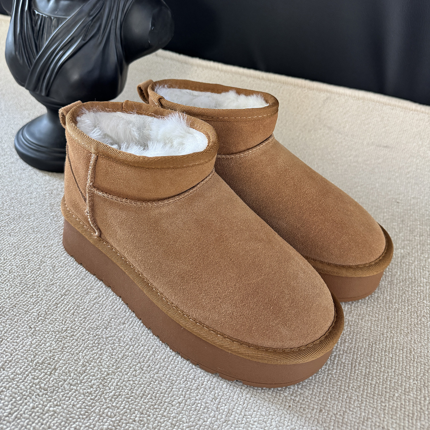 秋冬百搭短筒雪地靴C5591,女鞋,时尚雪地靴,淘宝优惠券,粉丝福利购,淘宝优惠卷