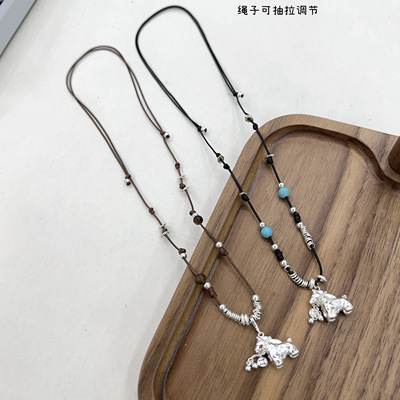 毛衣链S925纯银马上有钱项链