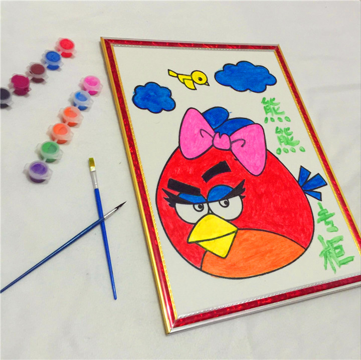 儿童水彩画涂鸦画公园泡沫板画涂色板填色广场颜料画益智绘画玩具|msdalam kategori Toy/bayi/teka-teki/blok bangunan/model, Buatan tangan/DIY kreatif, Sand lukisan/lukisan gam/lukisan lain - dari Buy2taobao.com untuk memberikan perkhidmatan ejen Taobao profesional membeli