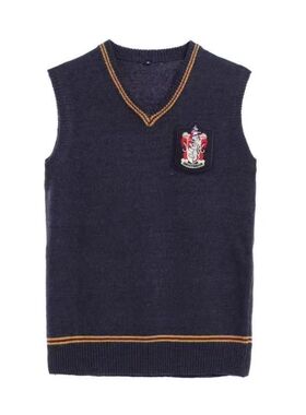 哈利波特毛衣联名款背心魔法袍霍格沃茨学院校服cos服套装周边