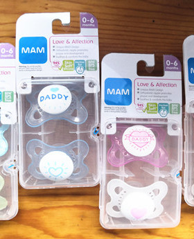 现货美国新生宝宝婴儿MAM美安萌丝感硅胶安抚奶嘴0-6个月安慰奶嘴