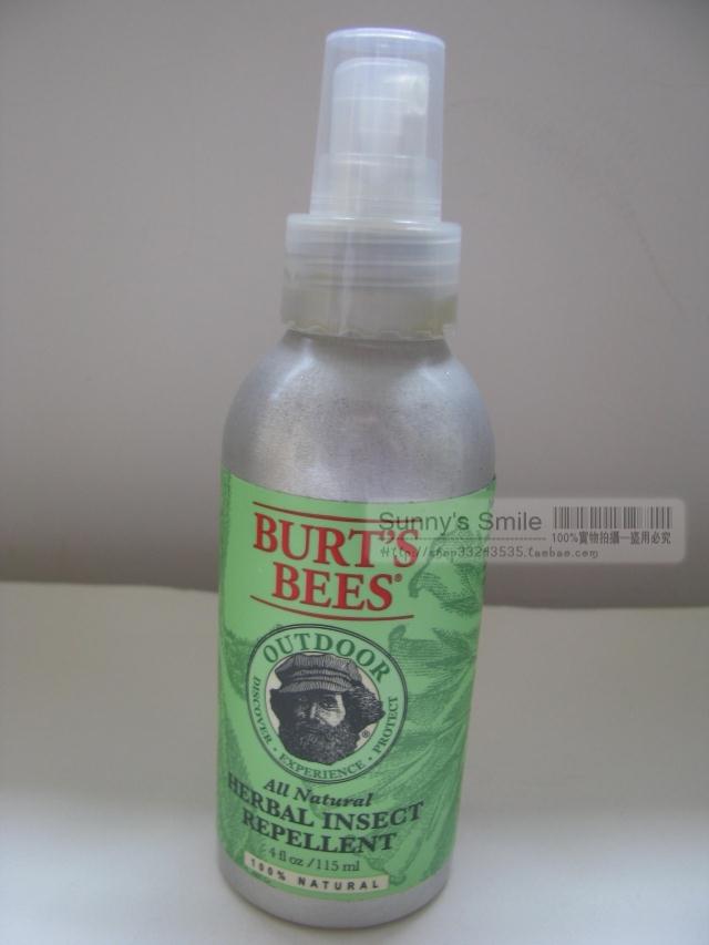 美国 Burt's Bees小蜜蜂檸檬草防蚊液118ML香茅驱蚊