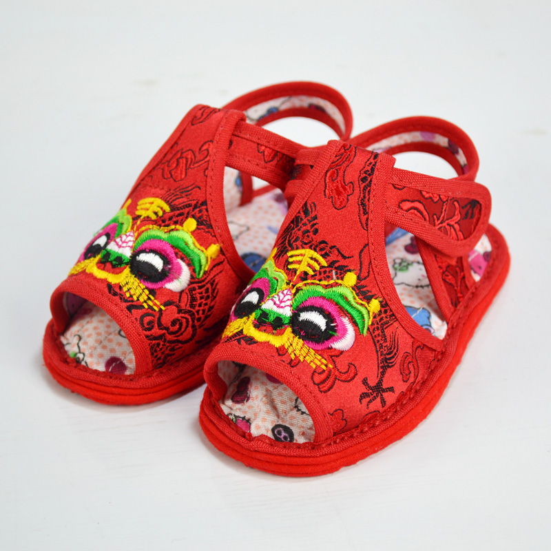 夏季寶寶虎頭鞋涼鞋純手工千層底老虎布鞋男女兒童1-3周歲繡花鞋在類目 童鞋/嬰兒鞋/親子鞋, 傳統布鞋/手工編織鞋中 - 來自Buy2taobao.com提供專業的淘寶代購服務