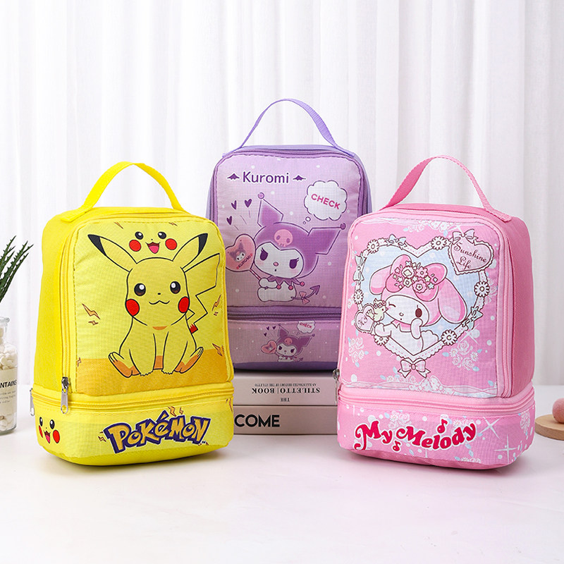 可爱卡通学生饭盒袋零食水果收纳包手提袋儿童大号便当午袋餐盒袋,收纳整理,饭盒袋,淘宝优惠券,粉丝福利购,淘宝优惠卷