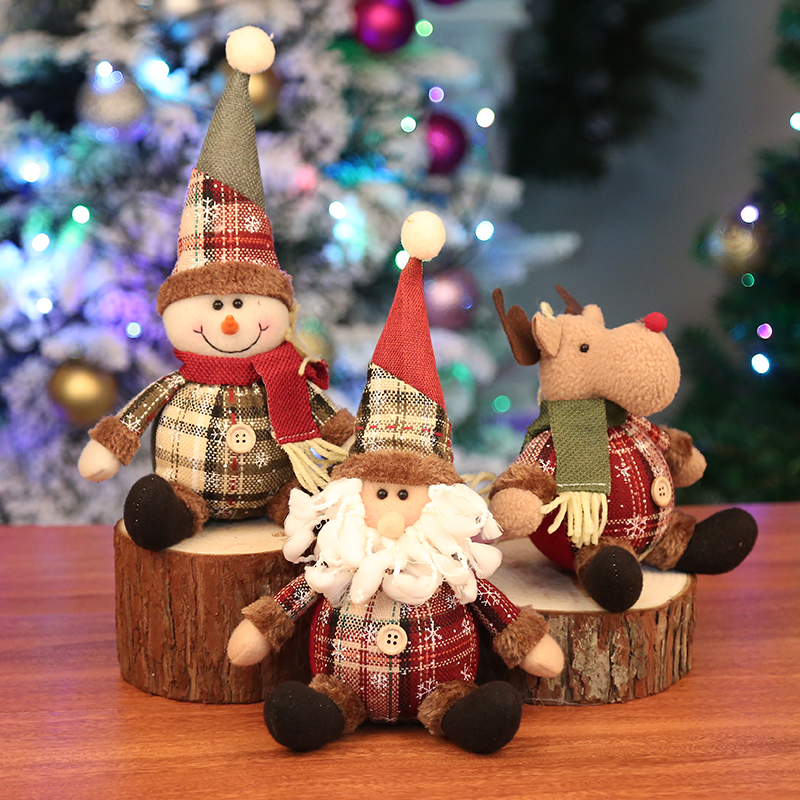 圣诞节装饰公仔圣诞树小吊