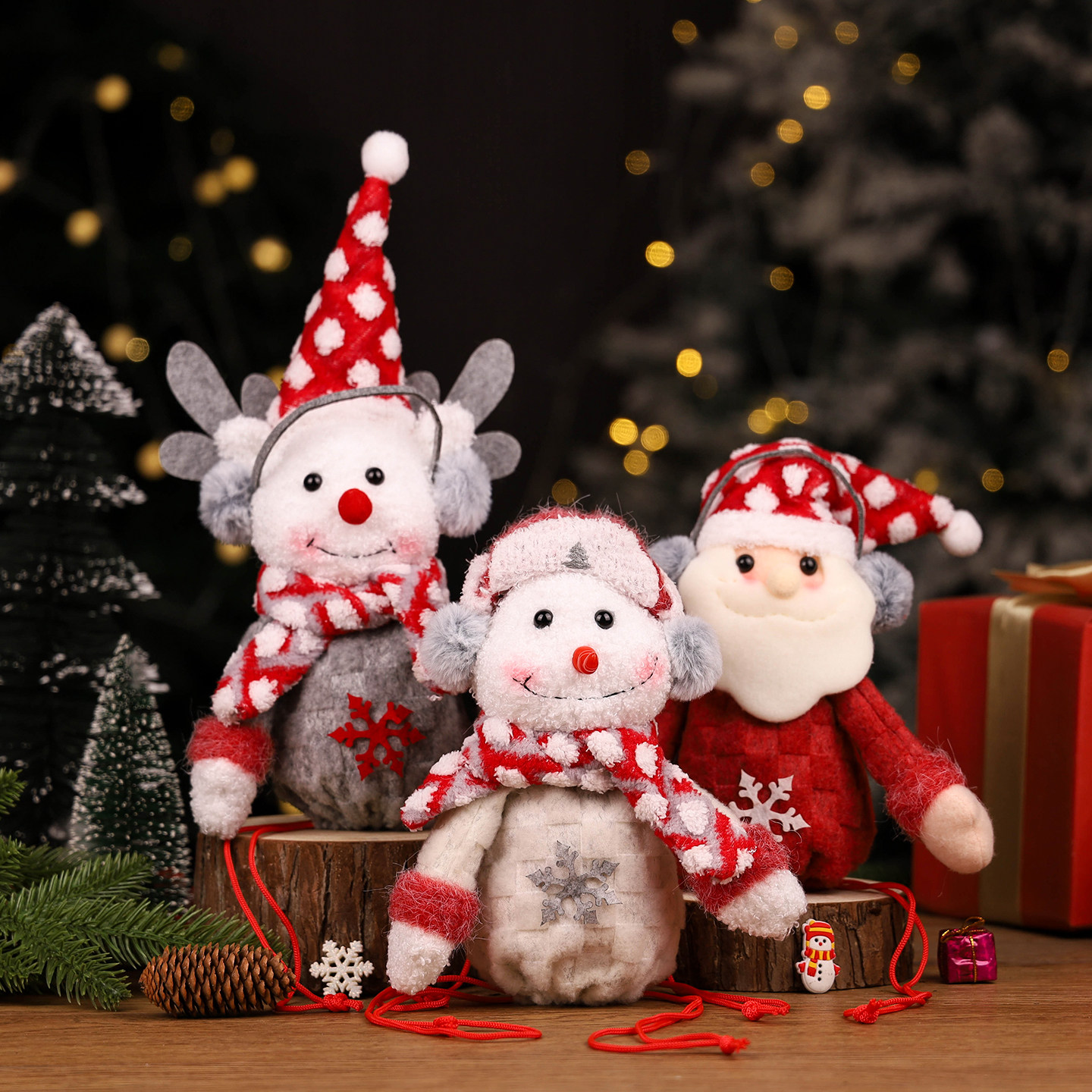 圣诞节礼品袋平安夜苹果袋糖果袋子儿童礼盒包装送男女友小礼物袋