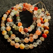 西藏天然彩色水晶手串多色多宝水晶手链手链旺运旺财手串多款 包邮