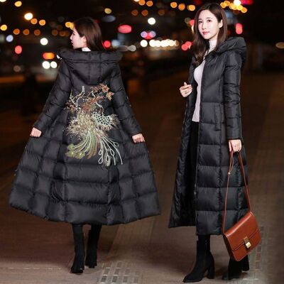 亮片凤凰羽绒棉服女外穿美拉德秋冬亮面2024新款短款立领外套