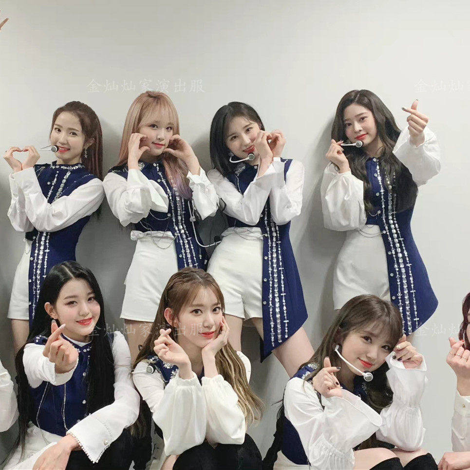 izone女团同款爵士舞蹈韩舞跳舞台JAZZ表演出打歌服套装商演成人