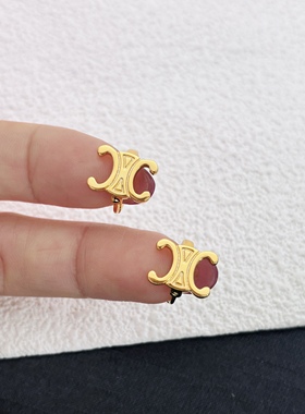凯旋门通勤百搭耳圈小巧精致耳环2025年新款潮高级感轻奢小众设计