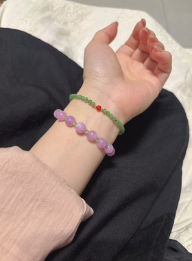 2026年新款紫锂辉手串女款紫色水晶手链生日母亲节礼物送妈妈