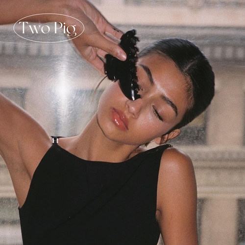 emijay同款简约优雅醋酸黑色抓夹