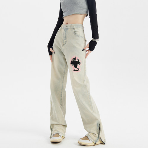 街头风长裤常规棉2023春