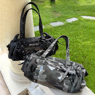 梁拌泡菜LBPC亚亚恶魔包痛包单肩包休闲百搭原创设计街头感手提包