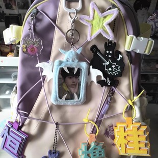 梁拌泡菜LBPC【樱尾风铃】防水幽灵登山包双肩包学生书包男女同款