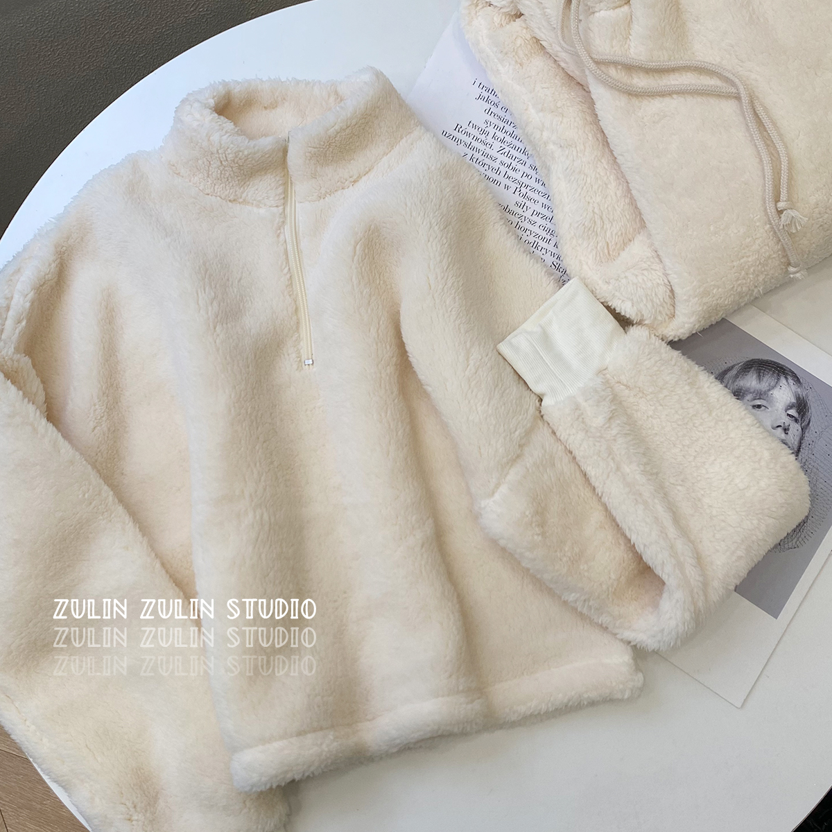 软软糯糯！外贸订单珊瑚绒毛毛家居服套装冬季分体睡衣宽松款